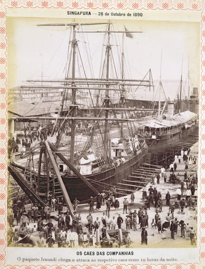 Singapore, 28th October 1890 by Portuguese Photographer